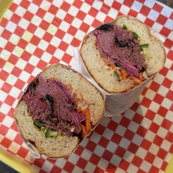 Gold Banh - 1/2 pound pastrami banh mi, made the gold standard - Sandwiches Near Me - Glendora, California Gold Banh - 1/2 pound pastrami banh mi, made the gold standard - Sandwiches Near Me - Glendora, California