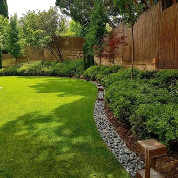 Adrians Landscaping - 3 months after installment. Grass looking very nice!!! - Landscaping Near Me