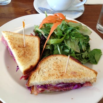 Cafe Jolie - Pastrami sandwich with side salad - Breakfast & Brunch Near Me - Alameda, California