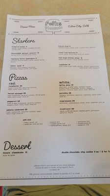 Menu photo 2 Folks Pizzeria Culver City, CA Menu photo 2 Folks Pizzeria Culver City, CA