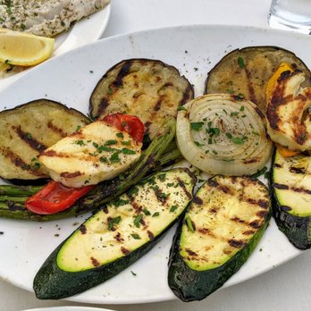Limani - Grilled vegetables with grilled Haloumi - Greek Near Me - Roslyn, New York