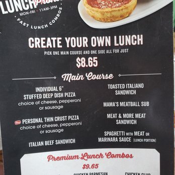 Giordano's - Lunch menu - Pizza Near Me - Beavercreek, Ohio Giordano's - Lunch menu - Pizza Near Me - Beavercreek, Ohio