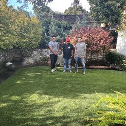 The Purchase Green install crew