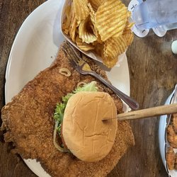 Miller's Tavern - Large tenderloin and house made chips