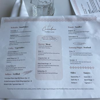 Carabao - Menu - Filipino Near Me - Napa, California Carabao - Menu - Filipino Near Me - Napa, California