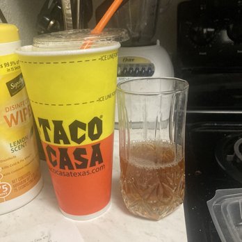 Taco Casa - Taco casa large tea - Mexican Near Me - Carrollton, Texas
