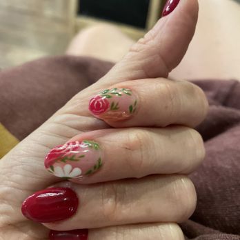 H & L Nails Lounge - Dip with gel design - Nail Salons Near Me - Oklahoma City, Oklahoma