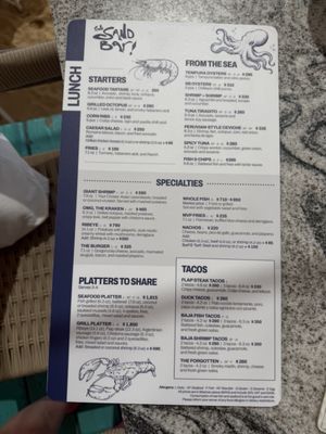 Menu photo 1 The Sand Bar Cabo San Lucas, BCS