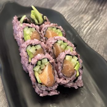 Crazy Brothers Sushi - Salmon roll with avocado & cucumber - Sushi Bars Near Me - Norco, California