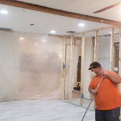 303 Lighting & Electrical - Installing can lights and re-wroking Electrical for a small remodel.