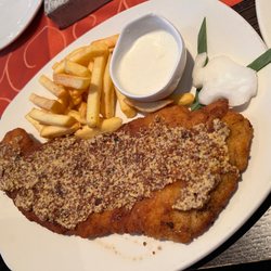Elefant - Schnitzel with mustard and horseradish sauce