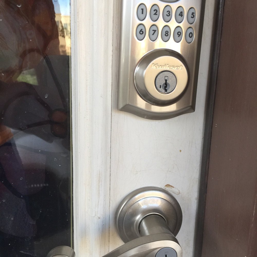 ABC Lock & Key - External view of backdoor installation - Keys & Locksmiths Near Me - El Paso, Texas ABC Lock & Key - External view of backdoor installation - Keys & Locksmiths Near Me - El Paso, Texas