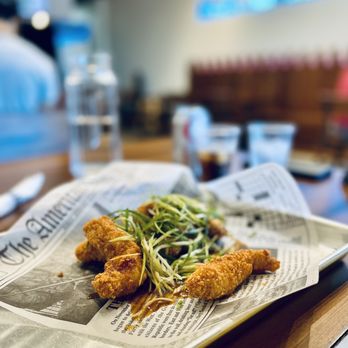 K*Chick Korean Fried Chicken - Tangy mustard w/ scallion chicken; August 2022 - Chicken Wings Near Me - Edmond, Oklahoma K*Chick Korean Fried Chicken - Tangy mustard w/ scallion chicken; August 2022 - Chicken Wings Near Me - Edmond, Oklahoma