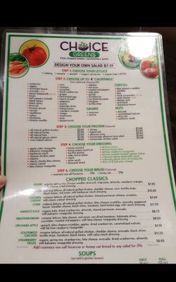 Menu photo 4 Choice Greens Tucson, AZ Menu photo 4 Choice Greens Tucson, AZ