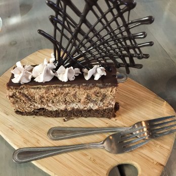 Hook & Barrel - Chocolate tower from next door - Croissants Bistro & Bakery - Seafood Near Me - Myrtle Beach, South Carolina