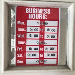 Swallow's Barber Shop - Updated Business Hours