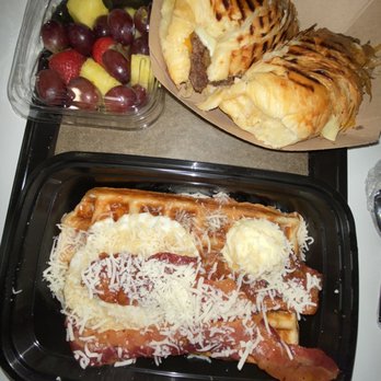 The Flying Yolk - Fruit Cup, breakfast waffle, Flying Patty Melt - Breakfast & Brunch Near Me - Simi Valley, California The Flying Yolk - Fruit Cup, breakfast waffle, Flying Patty Melt - Breakfast & Brunch Near Me - Simi Valley, California
