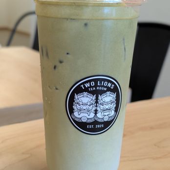 Two Lions Tea Room - Creamy Matcha Latte - Coffee & Tea Near Me - Hanford, California Two Lions Tea Room - Creamy Matcha Latte - Coffee & Tea Near Me - Hanford, California