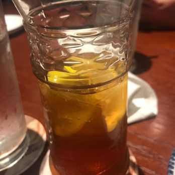 Red Lobster - Ice tea in a lighthouse glass. - Seafood Near Me - Brea, California Red Lobster - Ice tea in a lighthouse glass. - Seafood Near Me - Brea, California