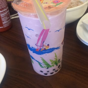 Real Pho - Taro bubble tea - Vietnamese Near Me - San Antonio, Texas
