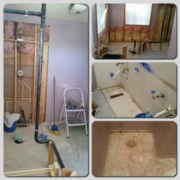 Master bath demo/before Master bath demo/before