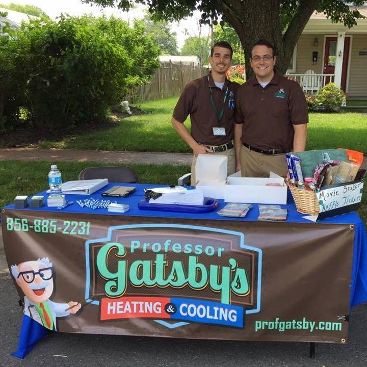 Slide of Professor Gatsby's Heating, Cooling & Plumbing