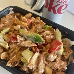 Shawarma Bowl Over Salad (Chicken)