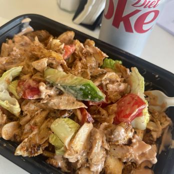 Patar Shawarma - Shawarma Bowl Over Salad (Chicken) - Fast Food Near Me - Glendale, California