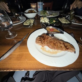 Herbs & Rye - We each ordered NY Strip.  Everything is all A La Carte. Sides and Salads are Sharable for 2-3 people. - Steakhouses Near Me - Las Vegas, Nevada