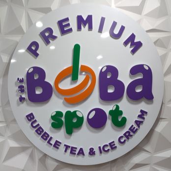 The Boba Spot - Sign inside the shop - Ice Cream & Frozen Yogurt Near Me - San Diego, California