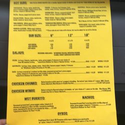 Max's Place - Menu