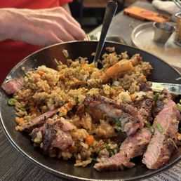 Surf and turf fried rice! Surf and turf fried rice!