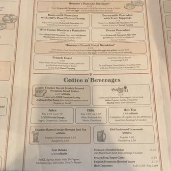 Cracker Barrel - Breakfast menu - Southern Near Me - Stevensville, Maryland Cracker Barrel - Breakfast menu - Southern Near Me - Stevensville, Maryland