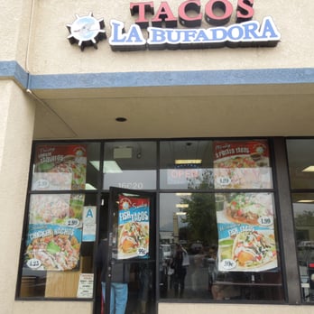 La Bufadora Baja Grill Irwindale - Front of the place with all the posters of their daily specials! - Mexican Near Me - Irwindale, California