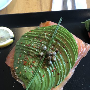 Moods Coffee Corner - Salmon avocado toast - Coffee & Tea Near Me - Amsterdam, New Hampshire