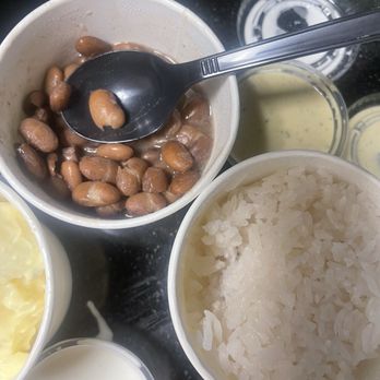Al Carbon - Beans and white rice - Food Delivery Services Near Me - Modesto, California