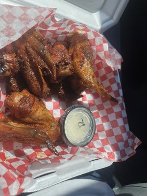 Alex Farms Hickory Smoked Chicken Salad and BBQ Olive Branch by null