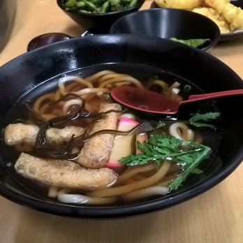 Sushiholic - Love hot soups when gets cold evening:Tempura Chicken Udon Soup, it was delicious - Sushi Bars Near Me - La Mirada, California Sushiholic - Love hot soups when gets cold evening:Tempura Chicken Udon Soup, it was delicious - Sushi Bars Near Me - La Mirada, California