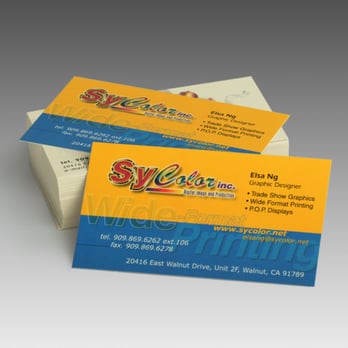 Sycolor - Business Cards online - Printing Services Near Me - Diamond Bar, California