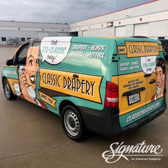 Signature Graphics - Classic Drapery Van - Graphic Design Near Me - Chesterton, Indiana Signature Graphics - Classic Drapery Van - Graphic Design Near Me - Chesterton, Indiana