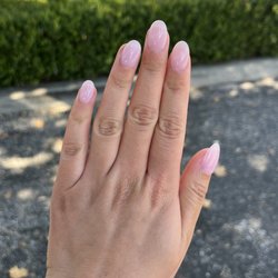 Dip manicure, just like the inspo picture I brought!