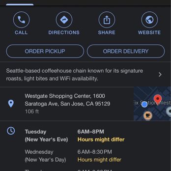 Starbucks - Coffee & Tea Near Me - San Jose, California