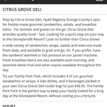 Citrus Grove Deli - Misc info I found on good Ole interweb - Delis Near Me - Garden Grove, California