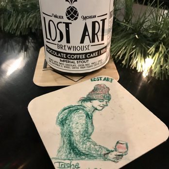 Lost Art Brewhouse - GR coaster artist - Breweries Near Me - Walker, Michigan
