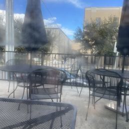 Outside seating Outside seating