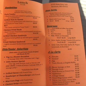 Hungry Hunter Restaurant - To go menu - Breakfast & Brunch Near Me - Branson, Missouri Hungry Hunter Restaurant - To go menu - Breakfast & Brunch Near Me - Branson, Missouri