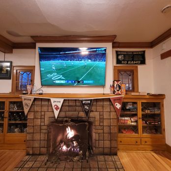 Prost Brewing - Fort Collins - a fireplace in a living room - Breweries Near Me - Fort Collins, Colorado
