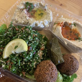 Hush Hush Cafe - Veggie Mezza Sampler - Lebanese Near Me - Lake Oswego, Oregon