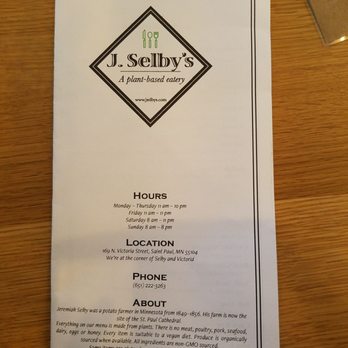 J. Selby's - Vegan Near Me - St Paul, Minnesota J. Selby's - Vegan Near Me - St Paul, Minnesota