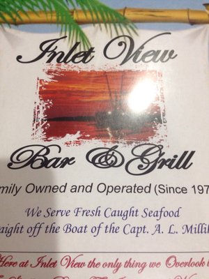 Menu photo 6 Inlet View Bar & Grill Shallotte, NC